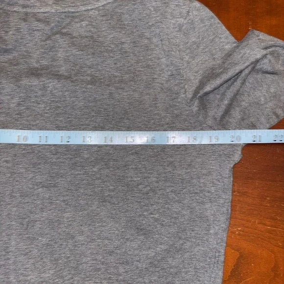 Toad&Co | Montclair Midi Dress | L Gray Organic Cotton Blend Long Sleeve Casual - Picture 11 of 13